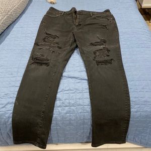 American Eagle light black Jeans. Men’s Size 34x30. Slim fit. Preowned